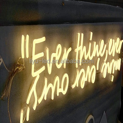 Креативный индивидуальный светодиодный гибкий неоновый светильник для магазина одежды, знак завода из Китая