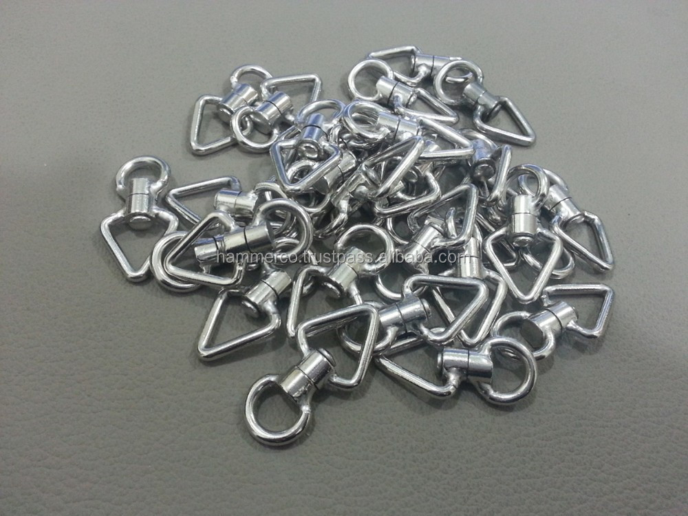 SWIVEL TRIGGER HOOKS PAIR QUALITY ENGLISH STEEL FOR 5//8/"STRAP-DOG LEADS FALCONRY