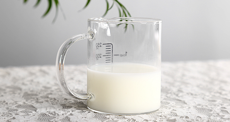 250ml/1cup glass measuring cup borosilicate glass measuring cup with handle