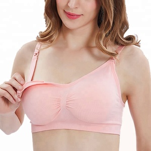 4009 Wholesale Women Wireless Bra OEM Seamless Maternity Nursing Bra with 5 colors