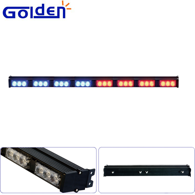Дешевые дорожный светодио дный знак LED красные, синие предупреждение мигалка трафика советник strobe light bar для полиции скорой помощи
