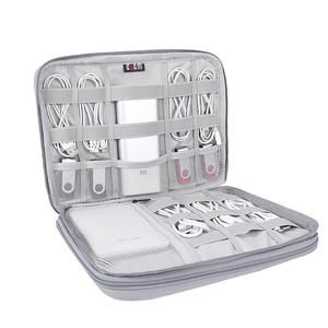 BUBM Portable Hard Disk Digital Electronic Gadget Organizer Cable Storage Bag