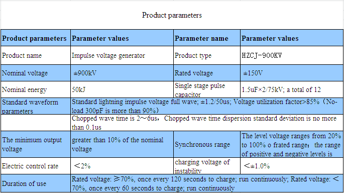 Huazheng Thiết Bị Kiểm Tra Điện Áp Xung Xung Điện Sáng AC Máy Phát Điện Áp Xung 2400kv