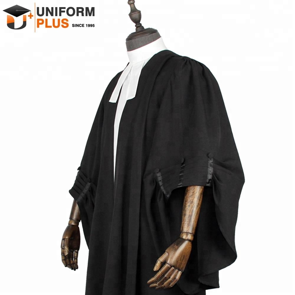 Deluxe Judge Barrister Wig Fancy Dress Uniform Costume Adult Mens White Wig New