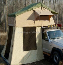 outdoor offroad trailer camping canvas car roof top tent 3.1x1.4m