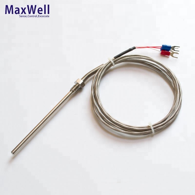 200 ° c pt 100 Pt100 termosensor sensor de temperatura sonda 3 metros de silicona