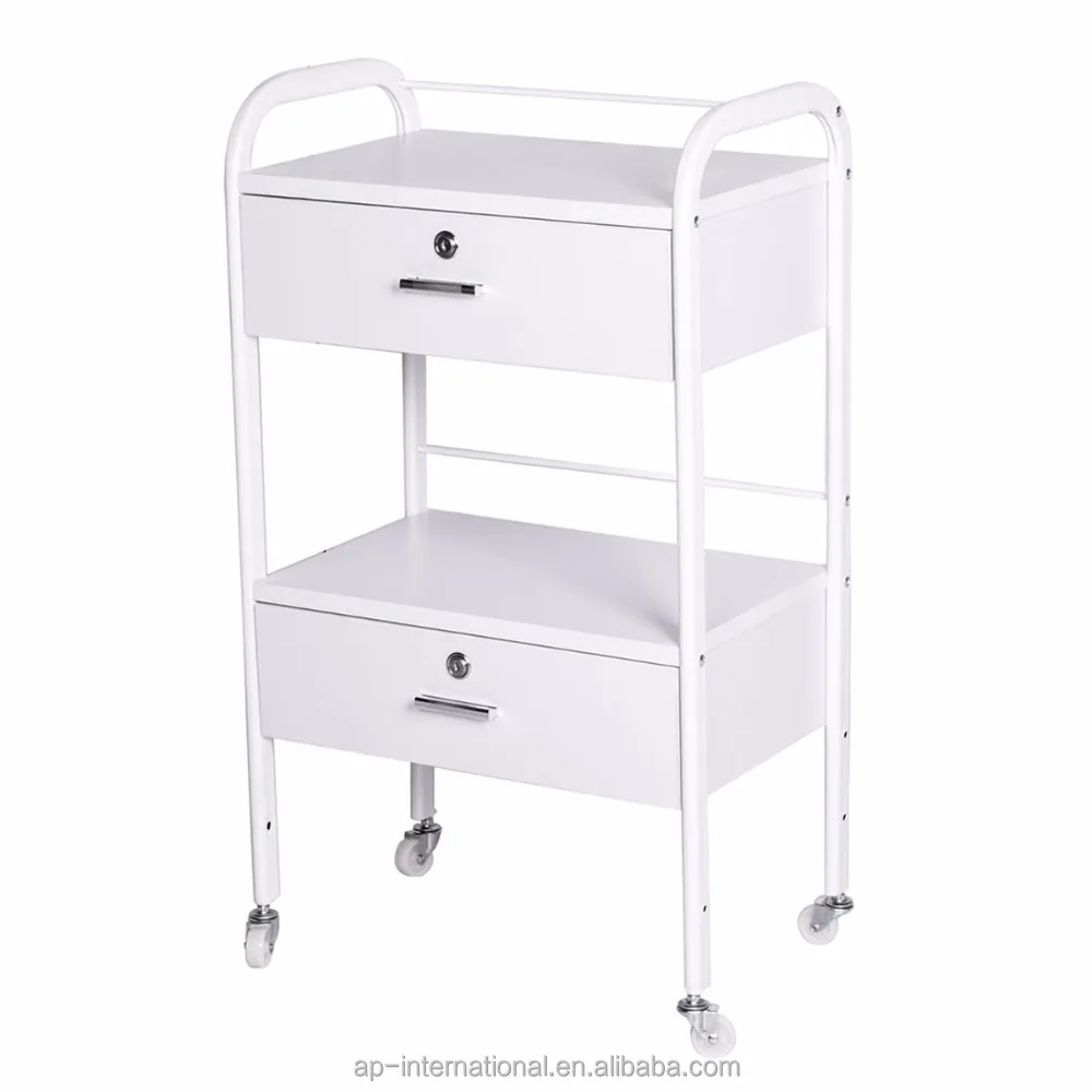 Whole sale quality salon trolley "KALLAS" multi-function rollabout storage cart