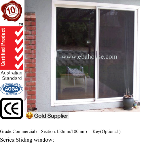 Braun aluminium-fenster mit moskitofenster bildschirm rahmen AS2047 aluminium-strangpressprofilen für fenster und türen