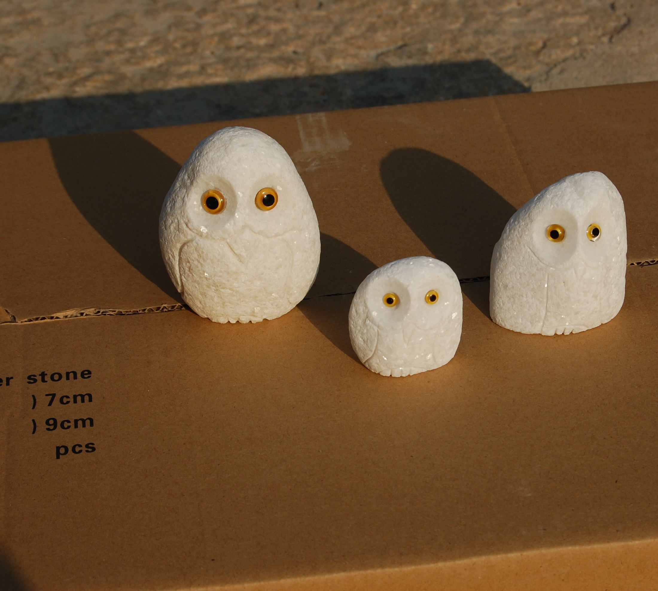 Novelty Solar Garden Lights Owl Ornament Animal Bird Outdoor Decor Sculpture dsf