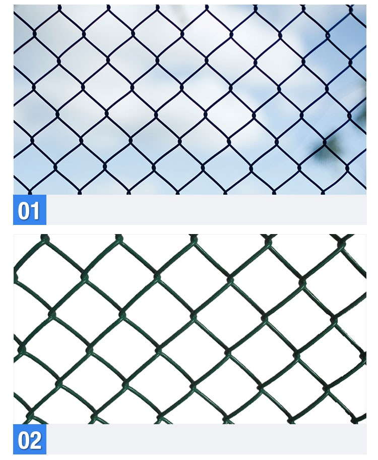 High Quality garden iron galvanized chain link fence, trellis for sale wire stock pvc chain link fencing