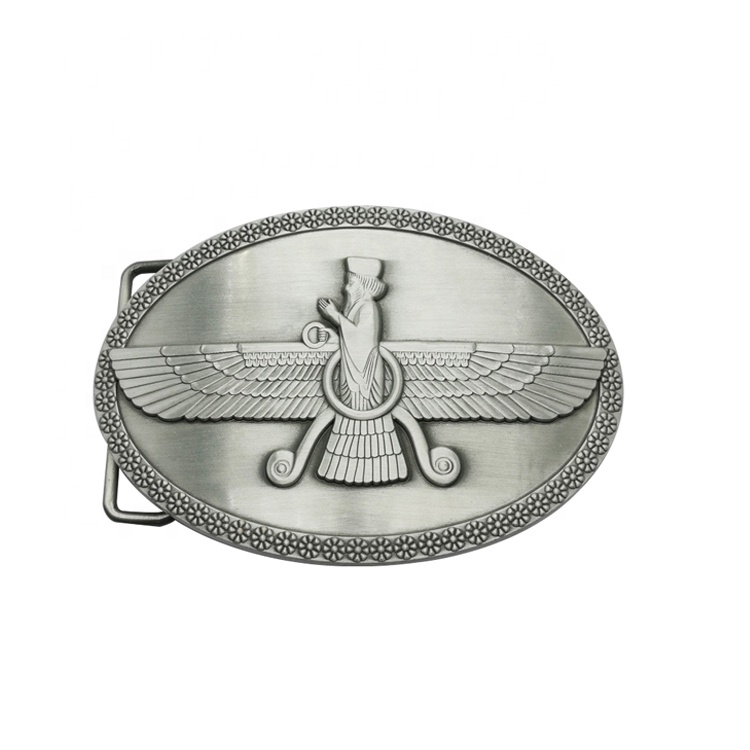 Western Advanced Plating Indian Truck Shape Belt Buckle