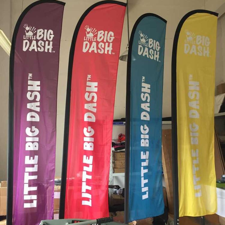 Auto Repair Deals on Wheels Open King Swooper Feather Flag Sign Kit with Complete Hybrid Pole Set Pack of 3