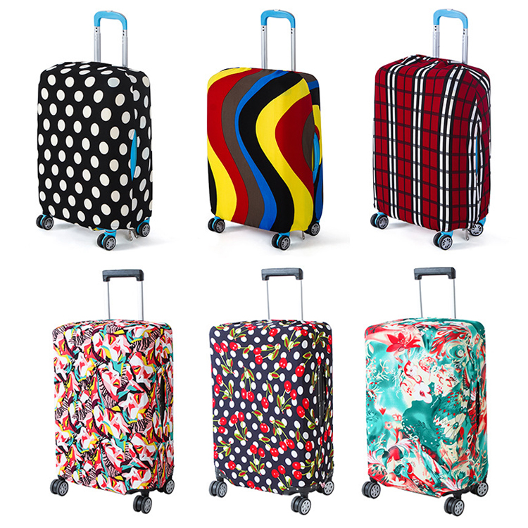 Christmas White Gifts Travel Luggage Protector Case Suitcase Protector For Man/&Woman Fits 18-32 Inch Luggage