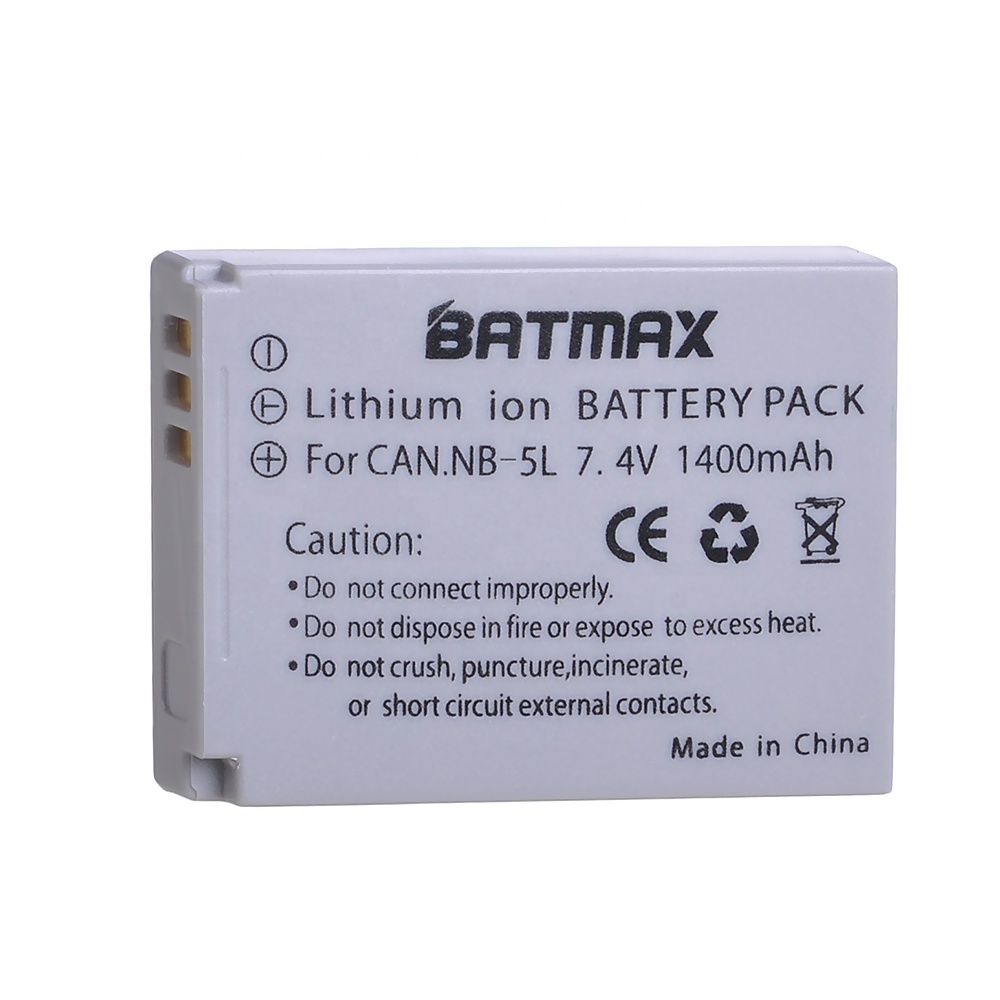 1200mAh 3.7V Lithium-Ion Compatible with Canon NB-5L Digital Camera Batteries and Chargers Replacement for Canon IXY 910 is Battery and Charger