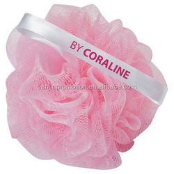 cheap pink bath sponge loofah for shower