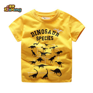 100 cotton children short sleeves t shirt boys printed animal printed boys t shirts