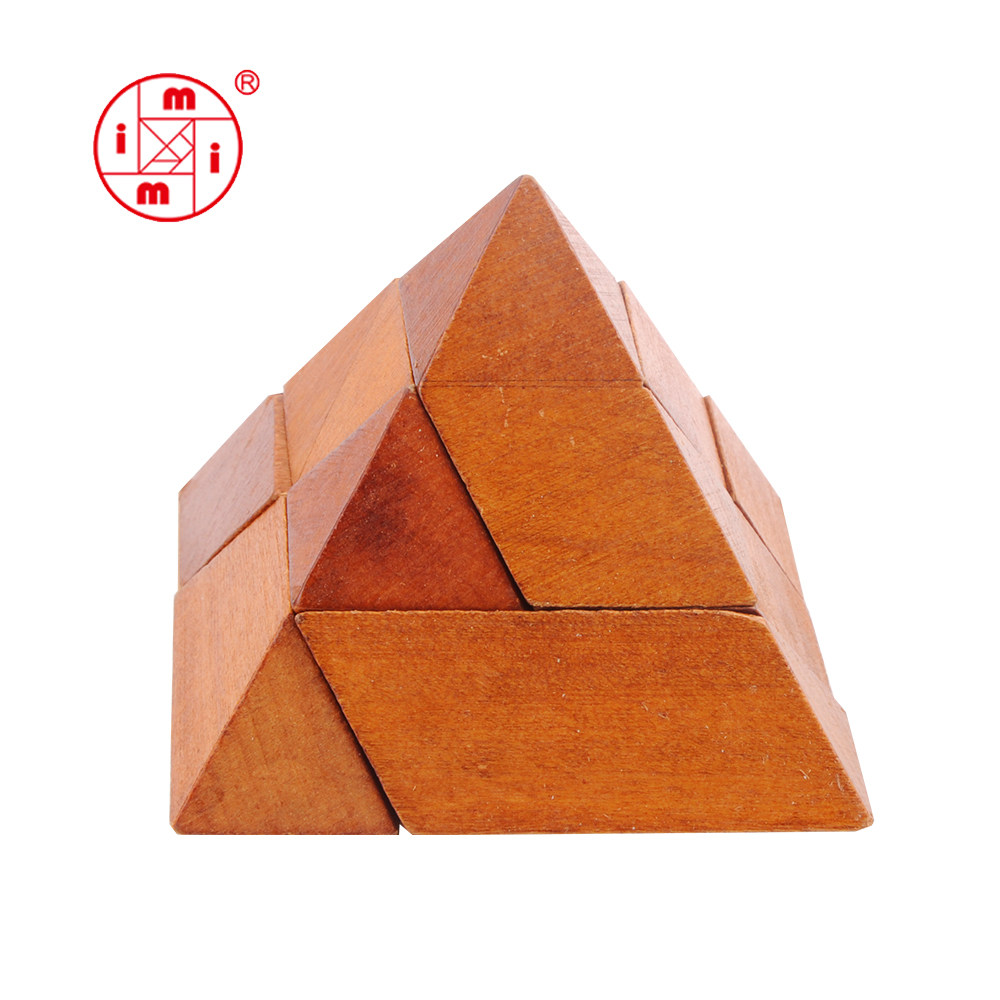 ICTI fábrica 3D cérebro teaser de puzzle brinquedos de madeira de Inteligência cubo engraçado jogo iq iq brinquedo 3d puzzle bola para adulto