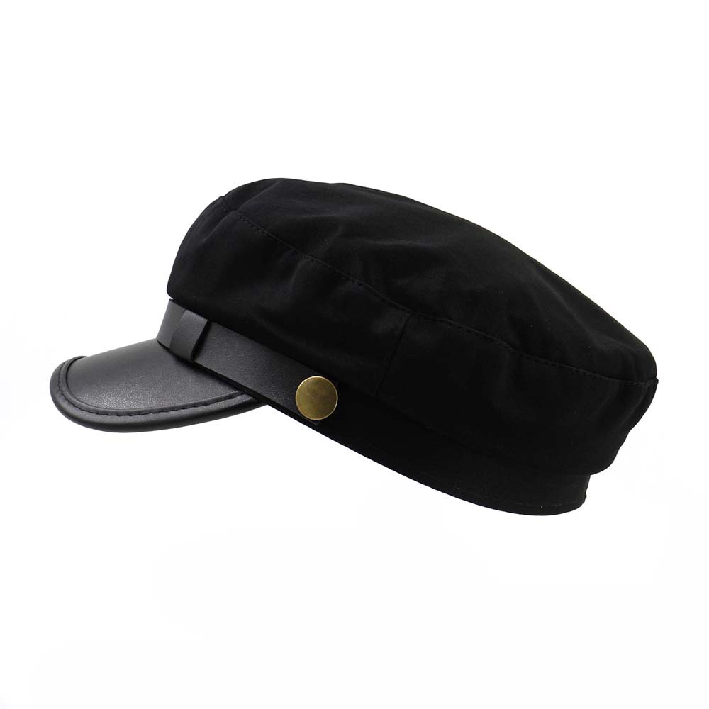 MEN/'S BLACK CHAUFFEUR HAT LIMO DRIVER FANCY DRESS COSTUME ACCESSORY