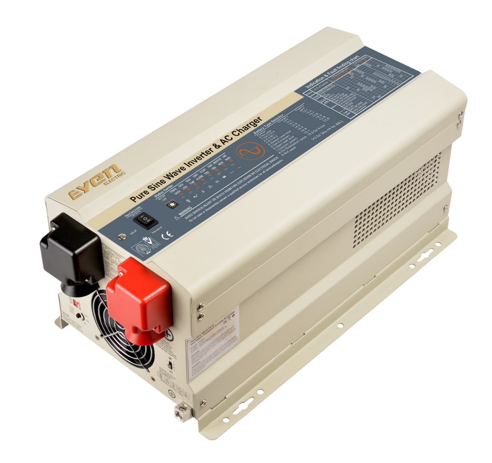 4KW ~ 6KW Решетки низкой частоты постоянного тока к AC Чистая синусоида солнечный инвертор 24 В/48 в