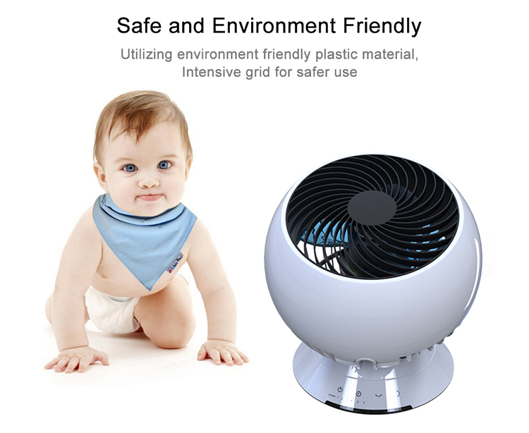 air circulator plastic brushless desk  12v dc electric table mini cooler fan