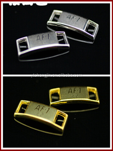 gold air force 1 tag