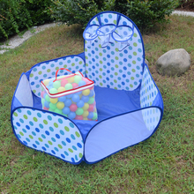 Mudder Kids Ball Pit Playpen Toddler Play Tent Sea Ball Pool with Mini Basketball Hoop and Zipper Storage Bag, 4 Feet/ 120 cm, B