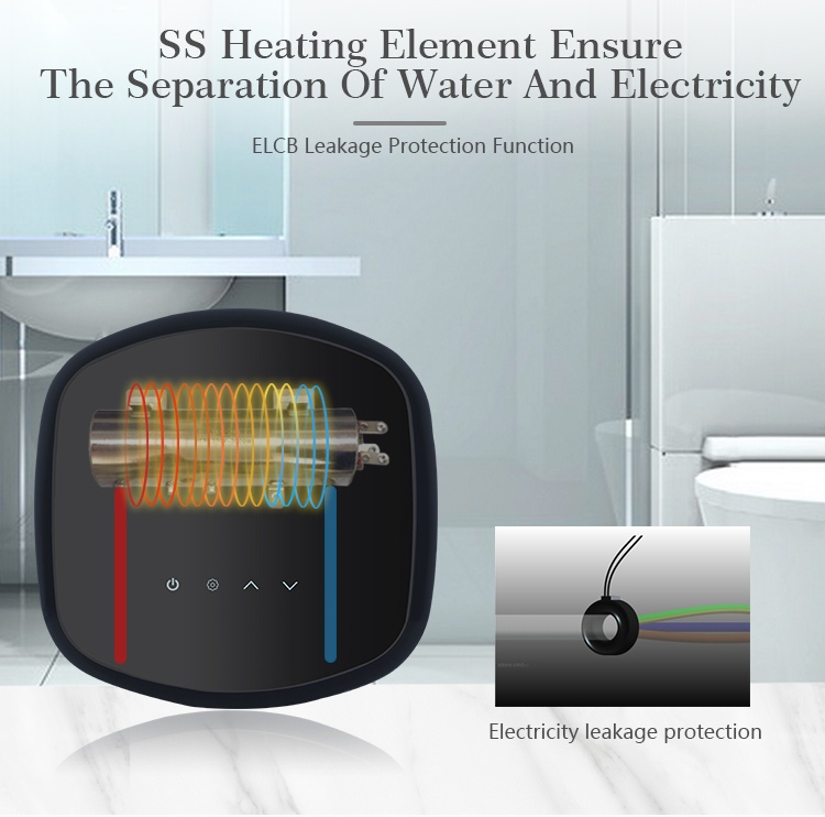 220 volt electric water heater 3 seconds heating autonomous water heater