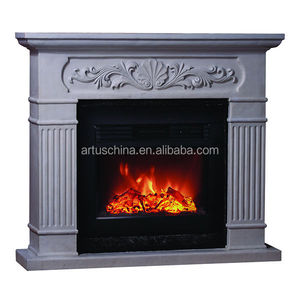 Ivory Decorative Electric Fireplace Ivory Decorative Electric