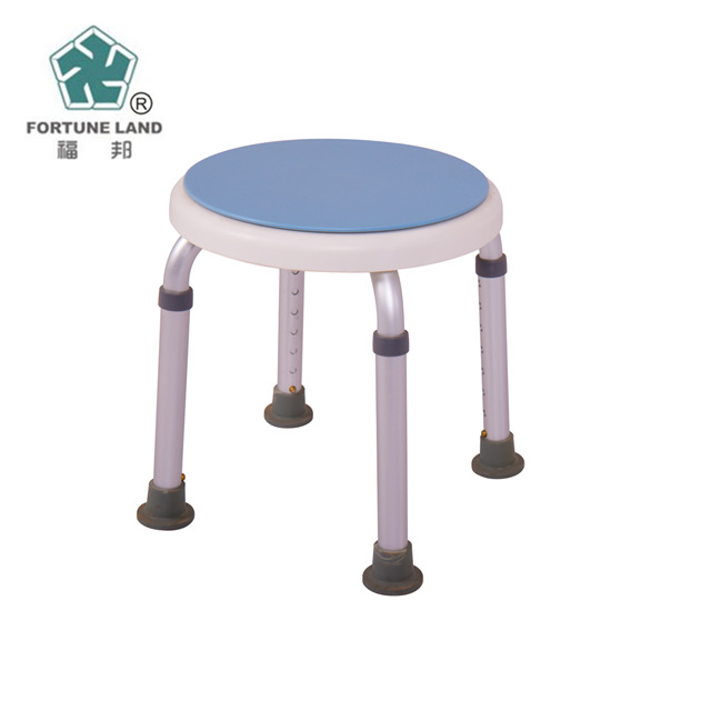 Ванная комната круглая алюминиевая Ванна Душ табурет регулируемая душевая лейка стул Прямая продажа с фабрики