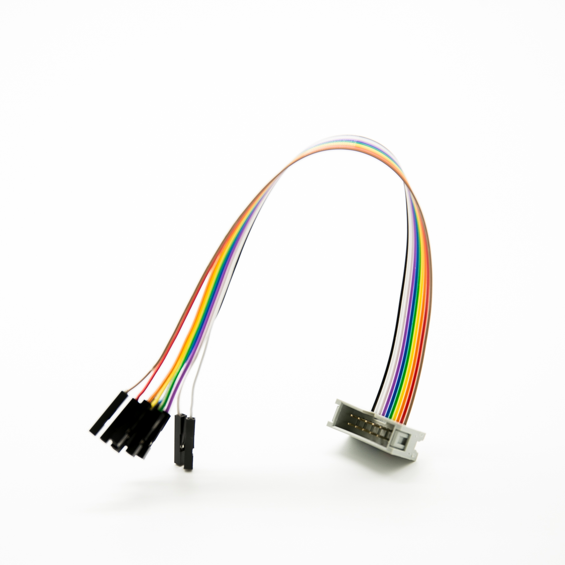 70Cm 2.54MM 10 Pin Usb Asp Isp Jtag Avr Wire 10P Idc Flat Ribbon Data Cable vh