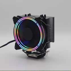 Ventilador de resfriamento de alta qualidade rgb rainbow 4heatpipe cpu cooler