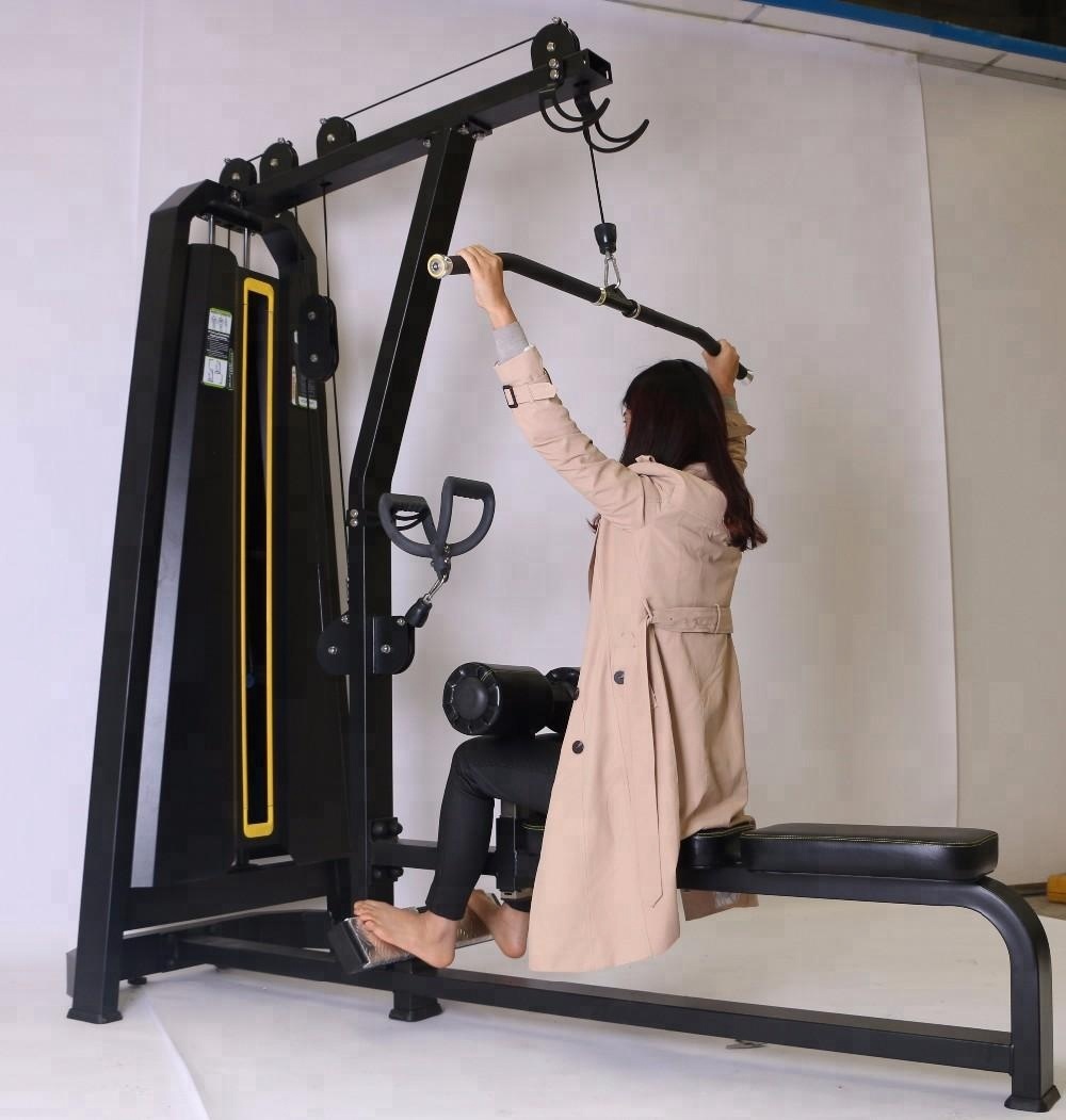 Коммерческий тренажер для спортзала клуба lat, Тяговая машина, Двухфункциональное оборудование для спортзала