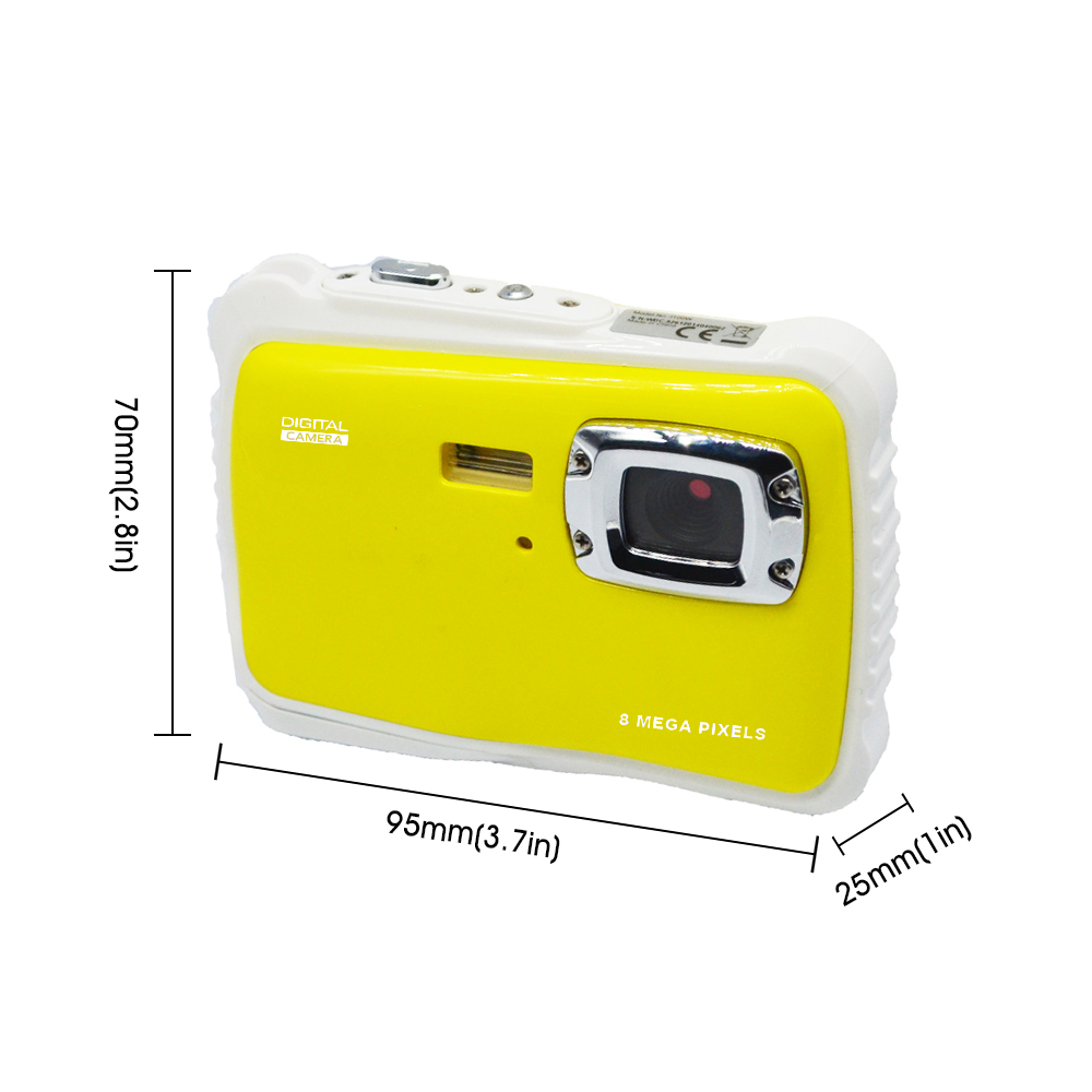 Pink Color : Pink Weihaixindameiguo 5.0 Mega Pixel 1.77 inch Screen 30m Waterproof HD Digital Camera for Children