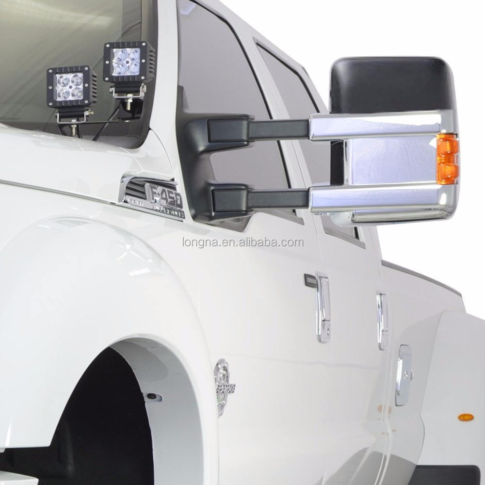 99-07 Ford Super Duty+00-05 Excursion Triple Chrome plated ABS Mirror Cover kit