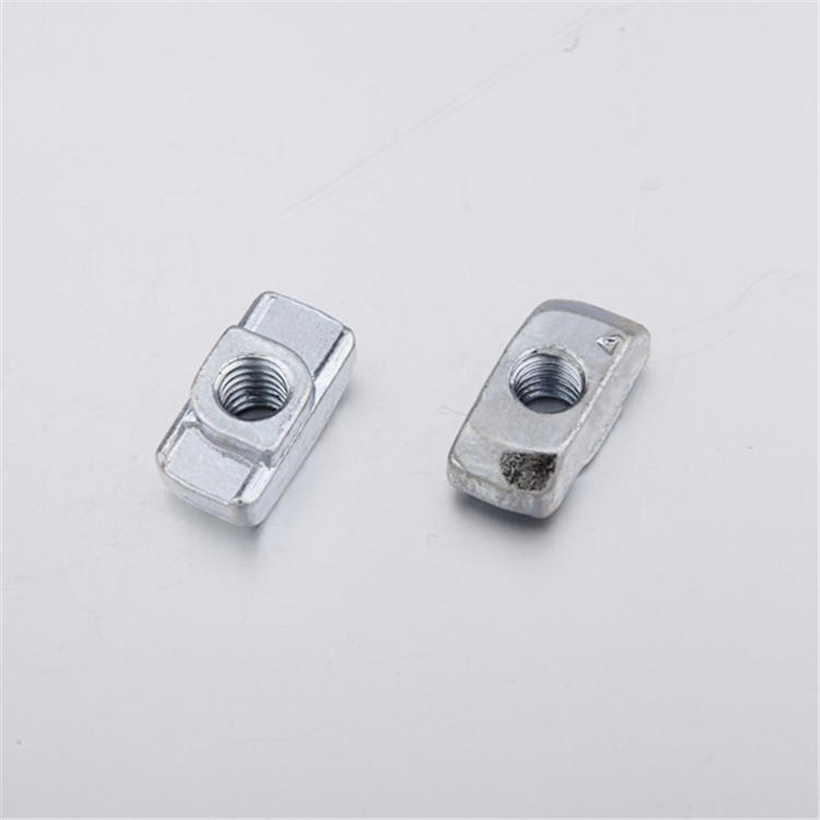 Customized Steel Zinc Blue M4 M5 M6  8 slot hammer head t nut