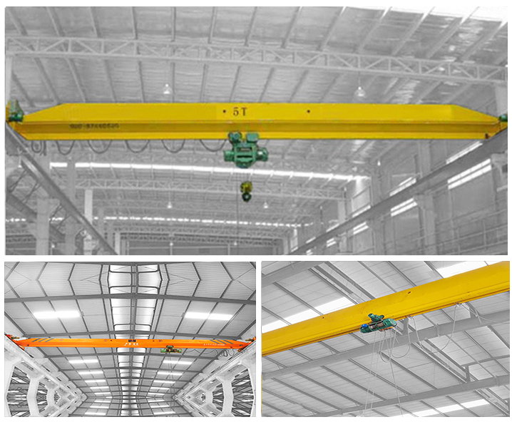Single beam overehad crane bridge cranes 10 ton for overhad shop crane