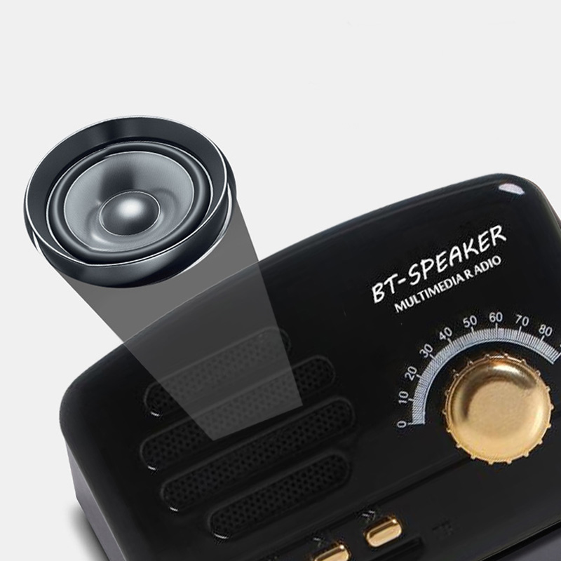 outdoor rechargeable bt portable speaker Wireless mini stereo speaker with fm radio