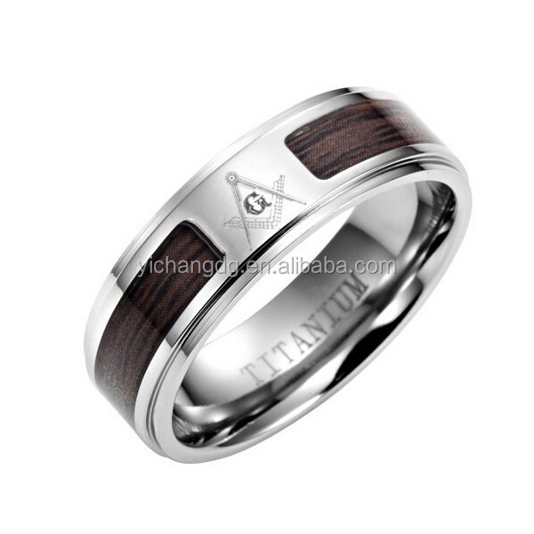 Stainless Steel Matte Finished Latin Cross Flat Band Ring