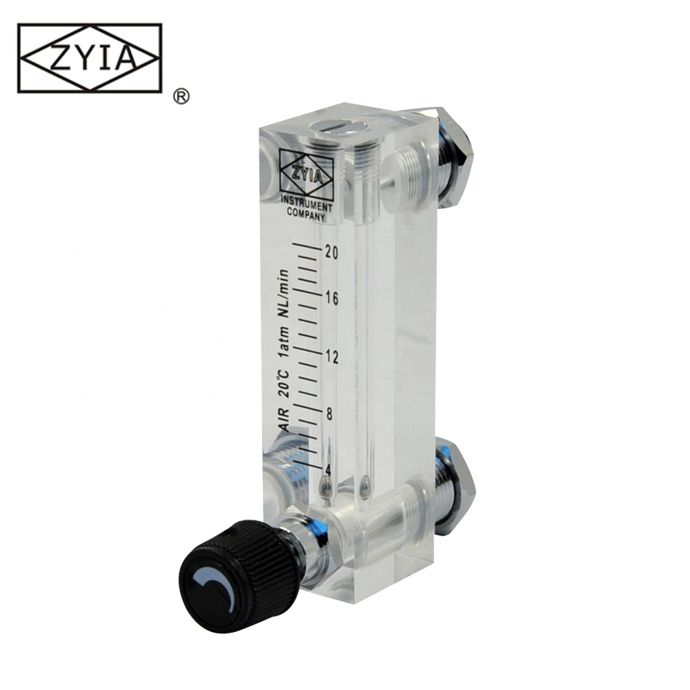 LZM-6T Brass Fitting Panel Mounted Nitrogen Air Flow Meter
