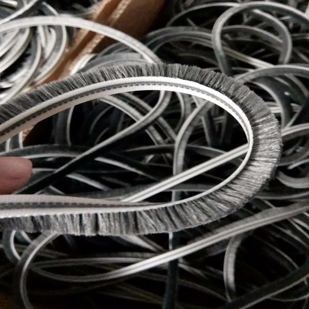 hot sale silicone sliding sash wool brush seal/weather strip brush