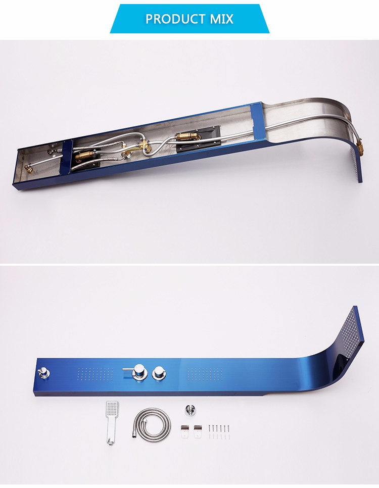 New Arrival Product Style Selections Set Led Light Shower Panel Head