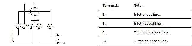 Single phase two way electromechanical 220V kwh electric energy mo<i></i>nitor meter