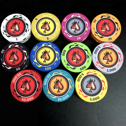 10g Qualified Ceramic Poker Chips/custom ceramic chip