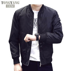 Tongyang 2018 nova primavera outono casual moda sólida jaqueta bomber masculina jaqueta masculina de beisebol blusão casaco