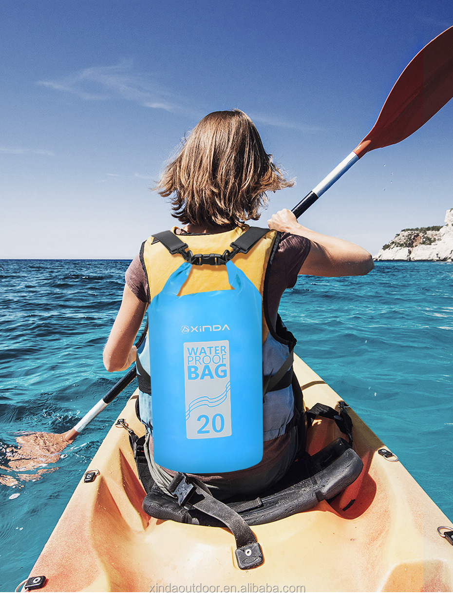 XINDA 5L10L 20L 30L waterproof bag swimming camping beach boating kayaking river trekking drifting dry bag