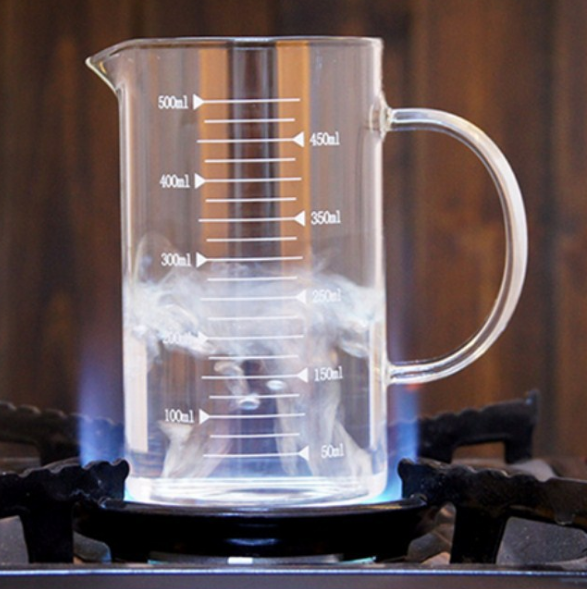 Measuring Borosilicate Caffeine Glass Beaker Mug With Mark Line Measuring Cup