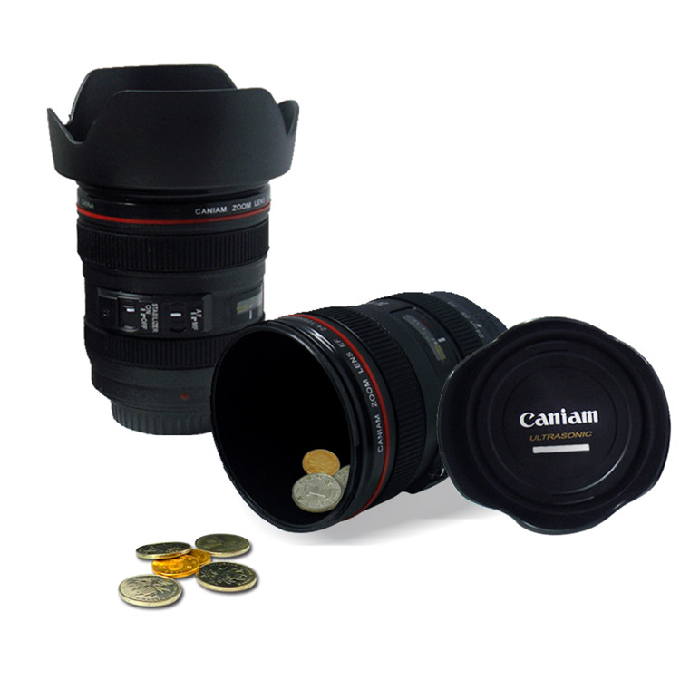 Забавная пластиковая Копилка на заказ в форме объектива камеры