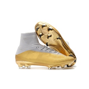 New Model High Ankle Football Boots Custom Design Boot Soccer Shoes
