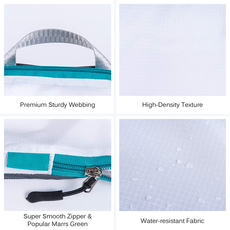 Organizer espandibile per borse a compressione per valigie e zaini Set di cubi da imballaggio personalizzati da 3 pezzi per il viaggio