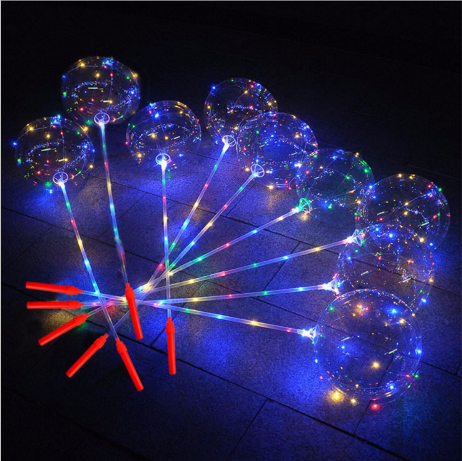 热卖 led灯气球夜光婚礼生日派对用品气球乳胶气球闪光派对气球 20